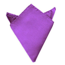 Load image into Gallery viewer, Sale Men&#39;s Satin Solid Plain Suits Pocket Square Wedding Party Handkerchief Head Wrap Neck Scarf Wristband Towel