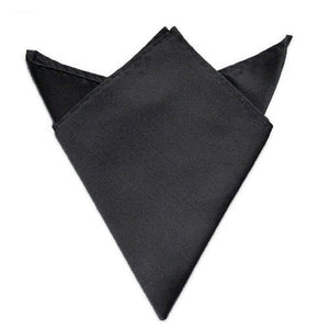 Sale Men's Satin Solid Plain Suits Pocket Square Wedding Party Handkerchief Head Wrap Neck Scarf Wristband Towel