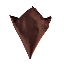 Load image into Gallery viewer, Sale Men&#39;s Satin Solid Plain Suits Pocket Square Wedding Party Handkerchief Head Wrap Neck Scarf Wristband Towel