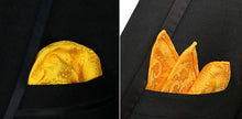 Load image into Gallery viewer, Luxury 25*25CM Men&#39;s Vintage Floral Paisley Silk Handkerchief Pocket Square Fashion Men Hanky For Wedding Party Chest Towel