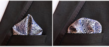 Load image into Gallery viewer, Luxury 25*25CM Men&#39;s Vintage Floral Paisley Silk Handkerchief Pocket Square Fashion Men Hanky For Wedding Party Chest Towel