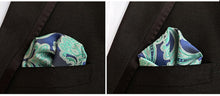 Load image into Gallery viewer, Luxury 25*25CM Men&#39;s Vintage Floral Paisley Silk Handkerchief Pocket Square Fashion Men Hanky For Wedding Party Chest Towel